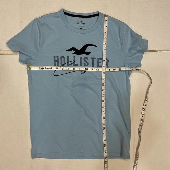 Hollister blue graphic tee t-shirt men’s size small - Picture 3 of 4